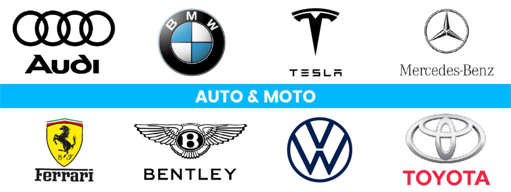 Auto & Moto Category Of Brand logos