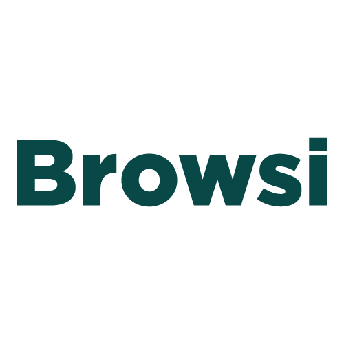 Browsi Wordmark Logo Vector