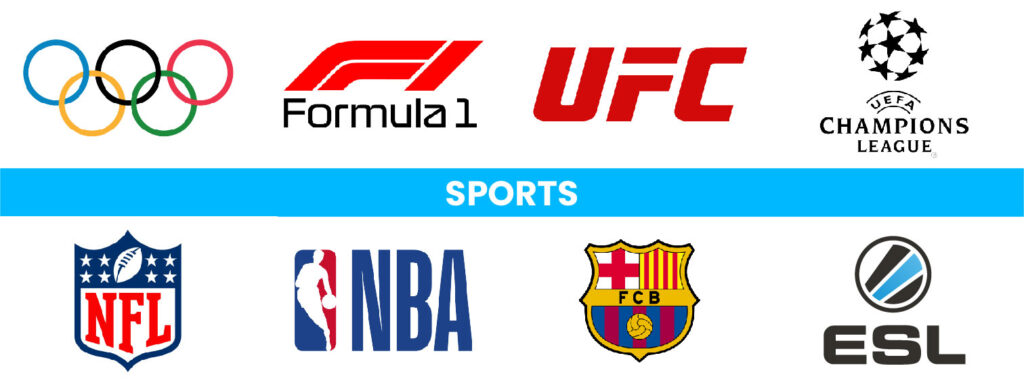 SPORTS Category Of Brand logos