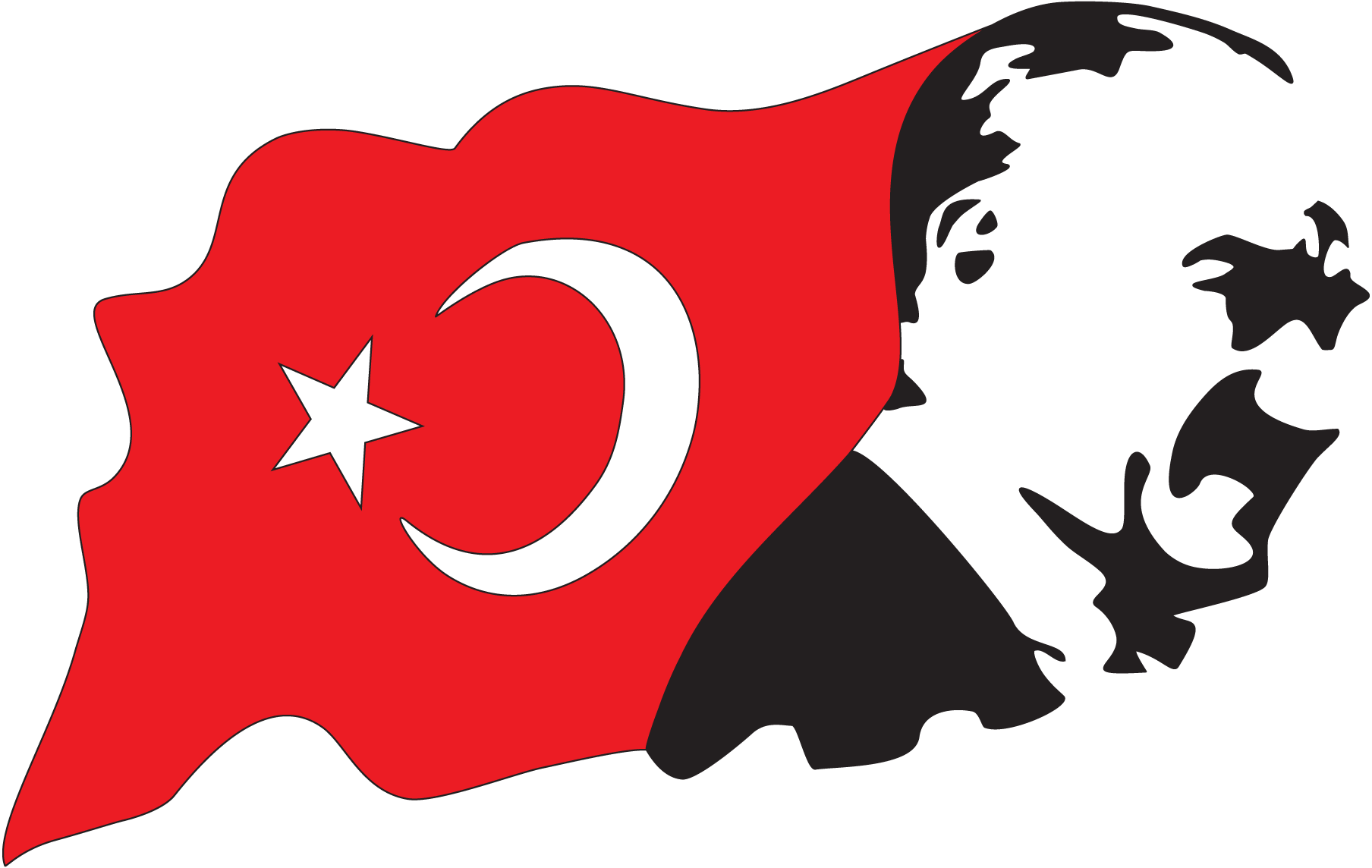 Ataturk-Portre-Bayrak-Logo-Vector