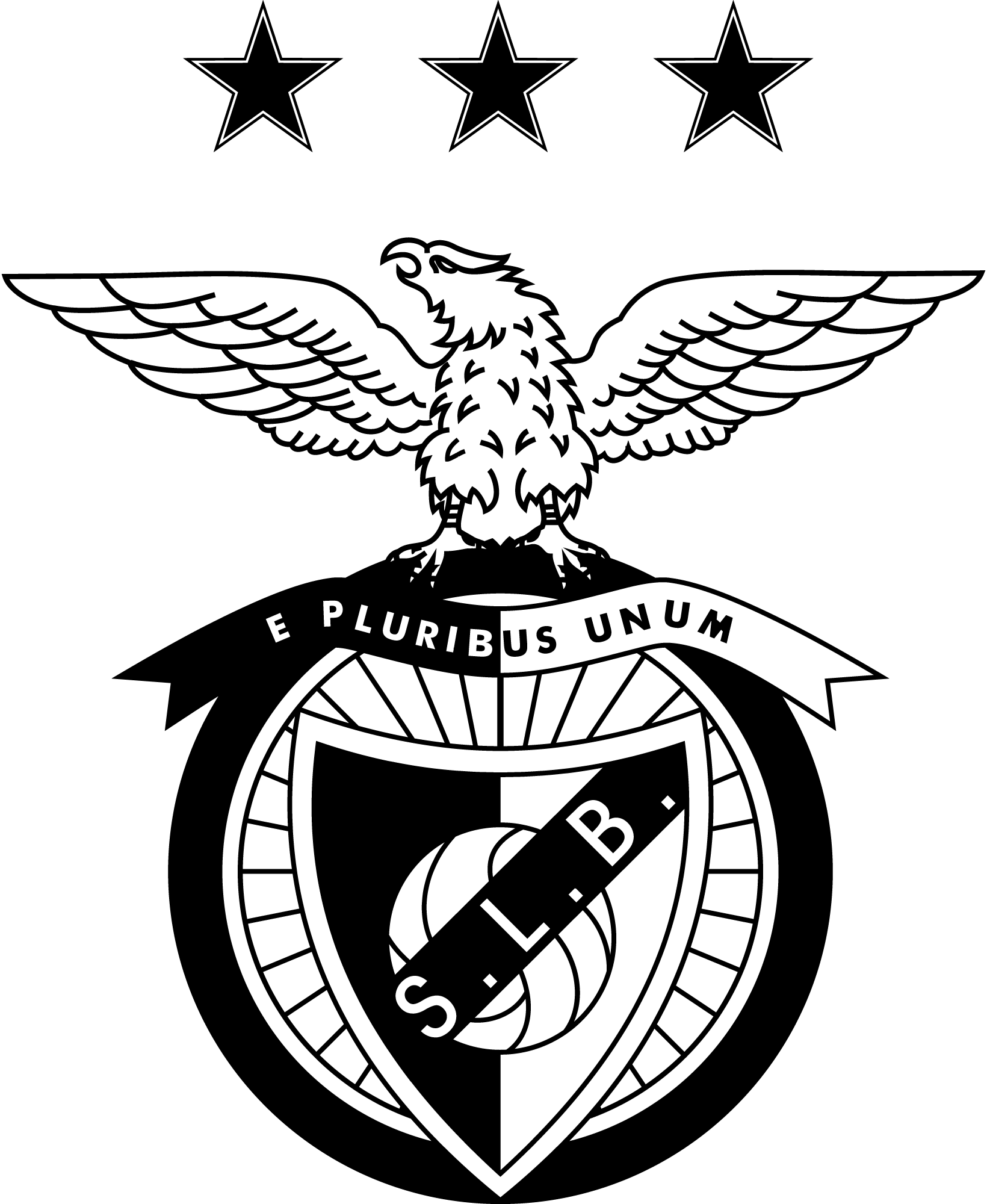 Sport-Lisboa-e-Benfica—Monochrome-Logo-Vector
